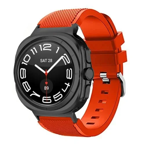 sports soft Silicone Strap For Samsung Galaxy Watch Ultra 2025 47mm breathable band For Samsung Watch 8 40mm 44mm 8 Classic 46mm