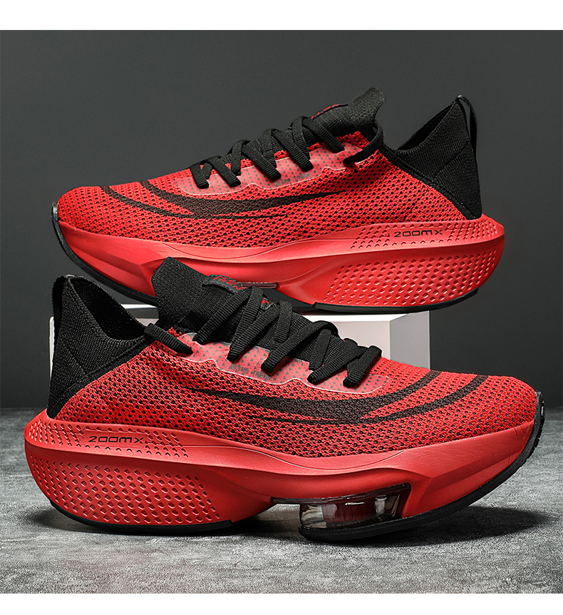 Running Shoes Air Cushion Speciality Marathon Men Sports Breathable Lightweight Women's Comfortable Athletic Nonskid Sneakers
