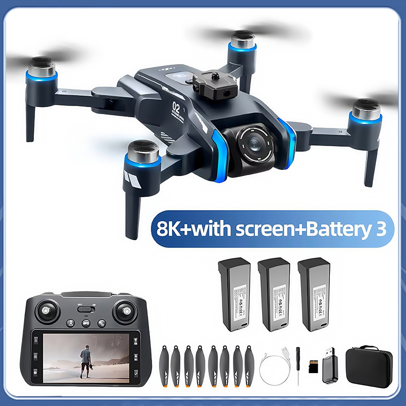 For Xiao Mi XT808 GPS Drone 8K Professional HD Camera Dron Brushless Motor 5G WIFI FPV Foldable RC Quadcopter toy Helicopter