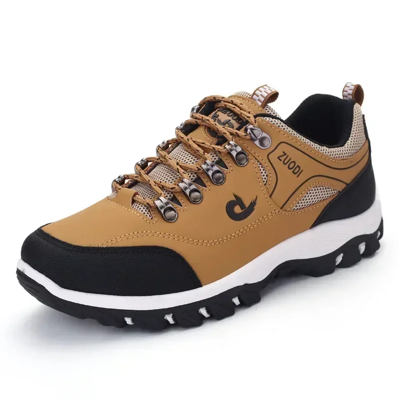 Large Size 39-49 Men's Casual Sneakers Comfort Outdoor Platform Shoes for Men Travel Lightweight Hiking   Mountaineering Shoes