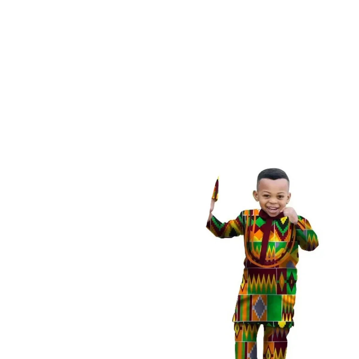 African Parent-child Clothing Long Sleeve Slim Fits Dashiki Outfits for Father Boys Fashion Men African Clothes Sets Wyq340