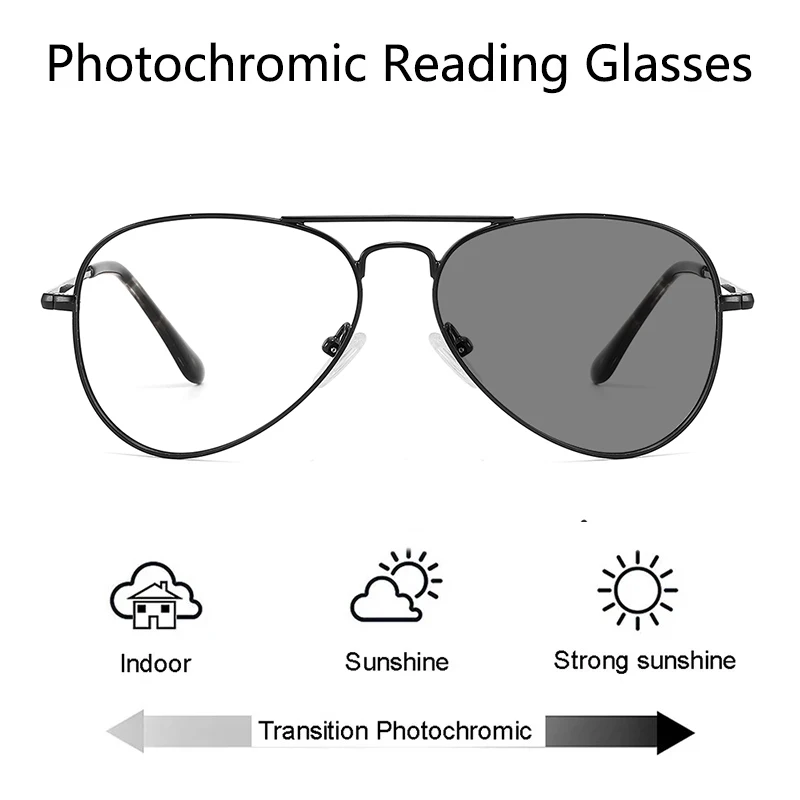 Photochromic Reading Glasses for Men Women's Sunglasses Photochromic Lenses Man Best Selling for Women Luxury Eyeglass Frames 2