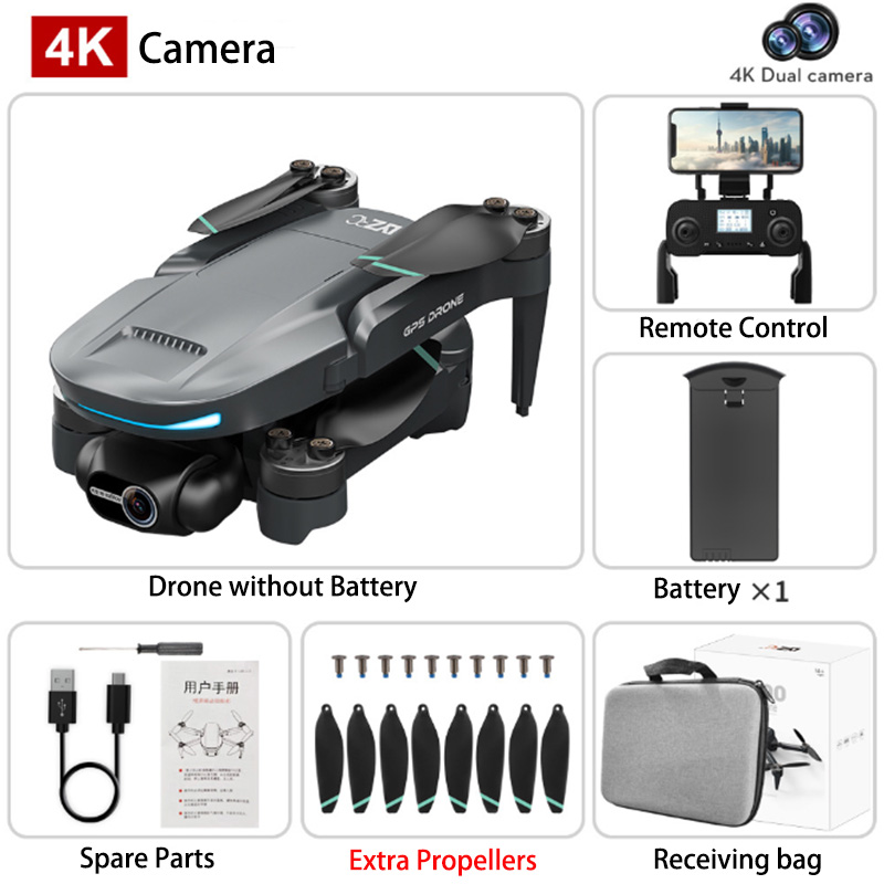 Drone GPS 8K L200 PRO MAX Professional 2-Axis PTZ HD Dual Camera 5G WIFI FPV 360° Laser Obstacle Avoidance Brushless Motor Dron