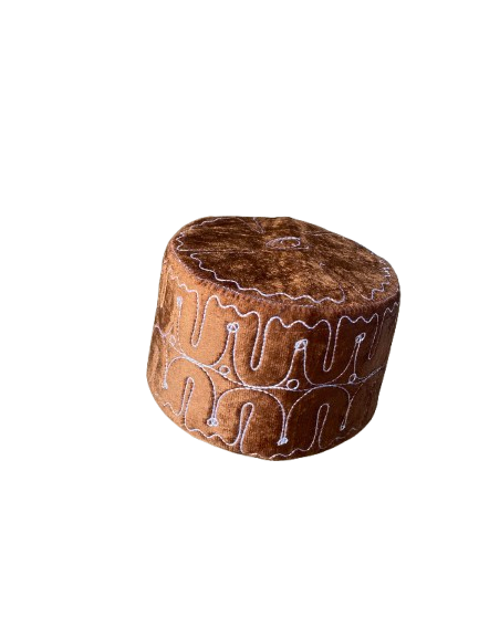 Shiny Premium Cap - African Embroidered Hat for Men