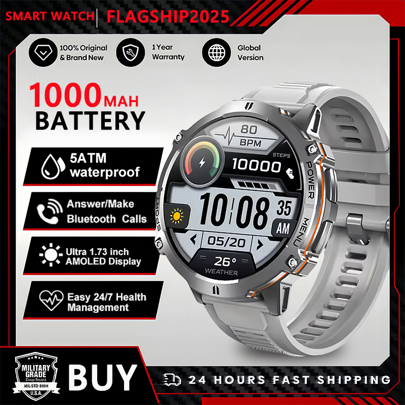 2025 Original TANK T3 Ultra GPS Smart Watch  5ATM Waterproof Smartwatch HD AMOLED 1000mAh Fitness T-Rex 3 Electronic Watches Men