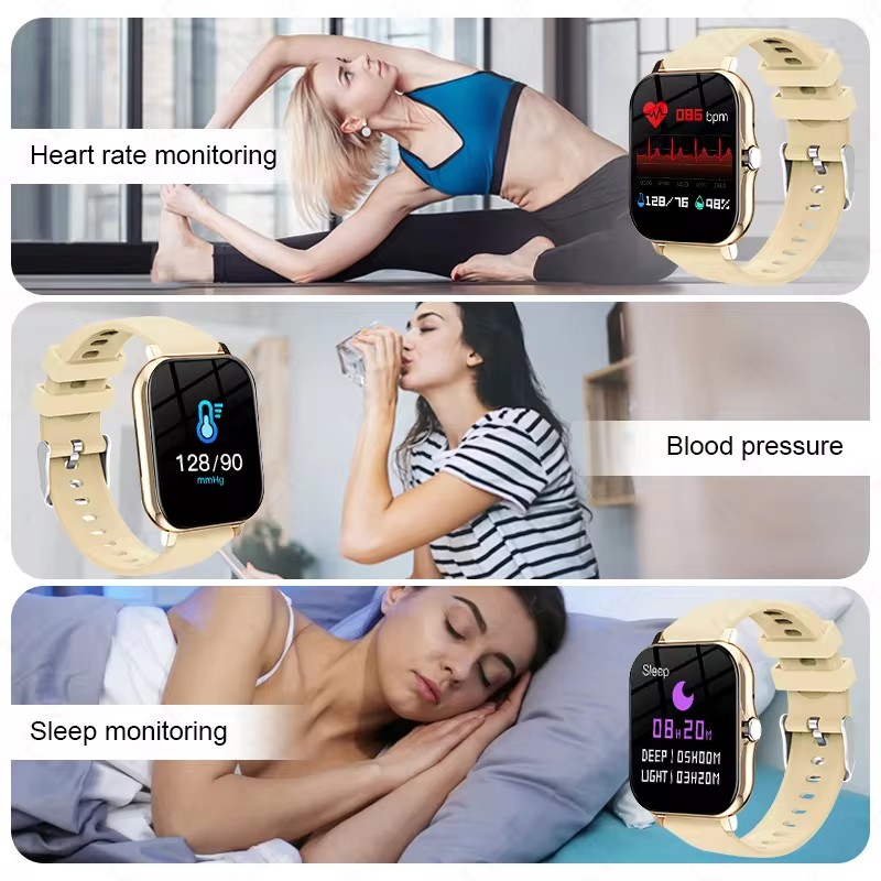 Xiaomi MIJIA 2025 New Smart Watch Bluetooth Call Music Heart Rate Blood Pressure Monitor Smartwatch for Women Men Holiday Gifts