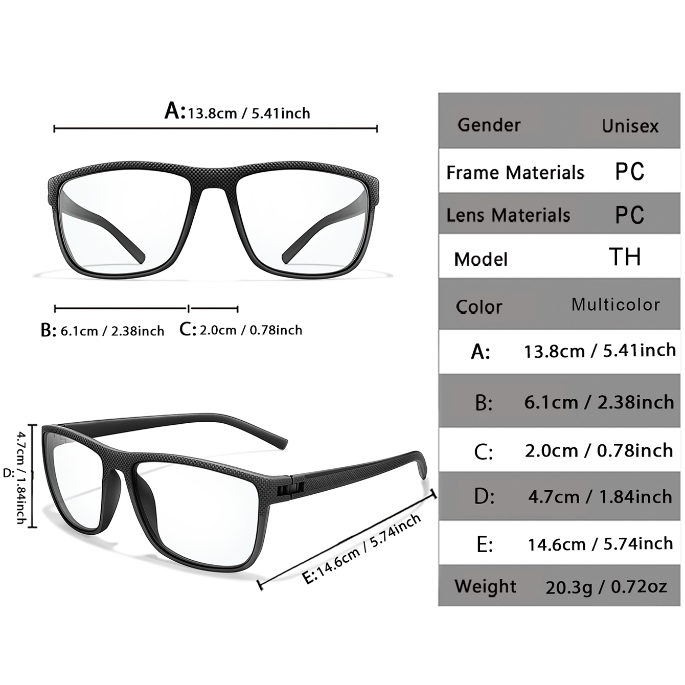 Ultra-Lightweight Rectangular Photochromic Reading Glasses Presbyopic Spectacles for Middle-Aged Elderly Daily Wear Surf