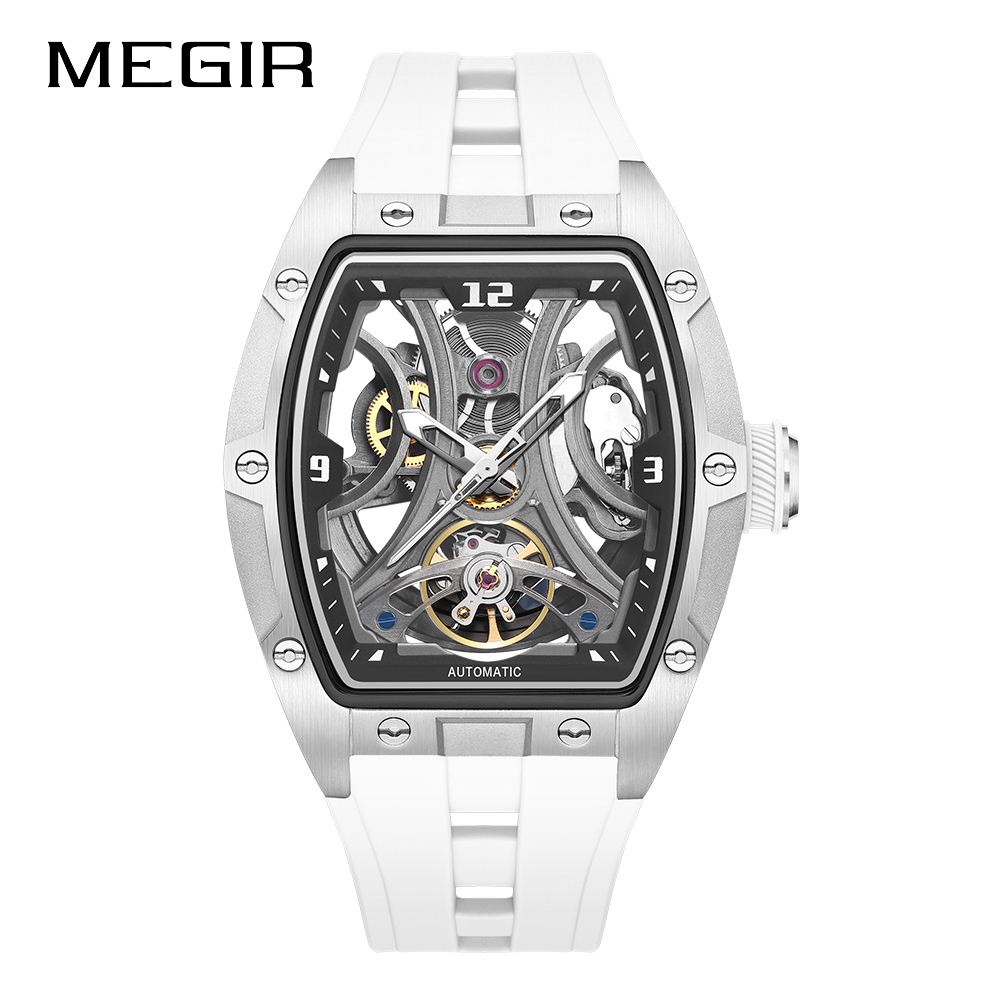 MEGIR Men Mechanical Watch Top Brand Luxury Automatic Watch Business Waterproof Luminous Watch for Men
