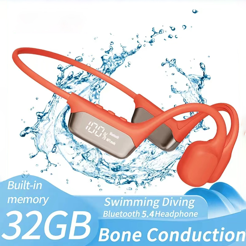 Xiaomi Bone Conduction Earphones Bluetooth Wireless IPX8 Waterproof Swimming MP3 Player Hifi Stereo Headphone with Mic Headset