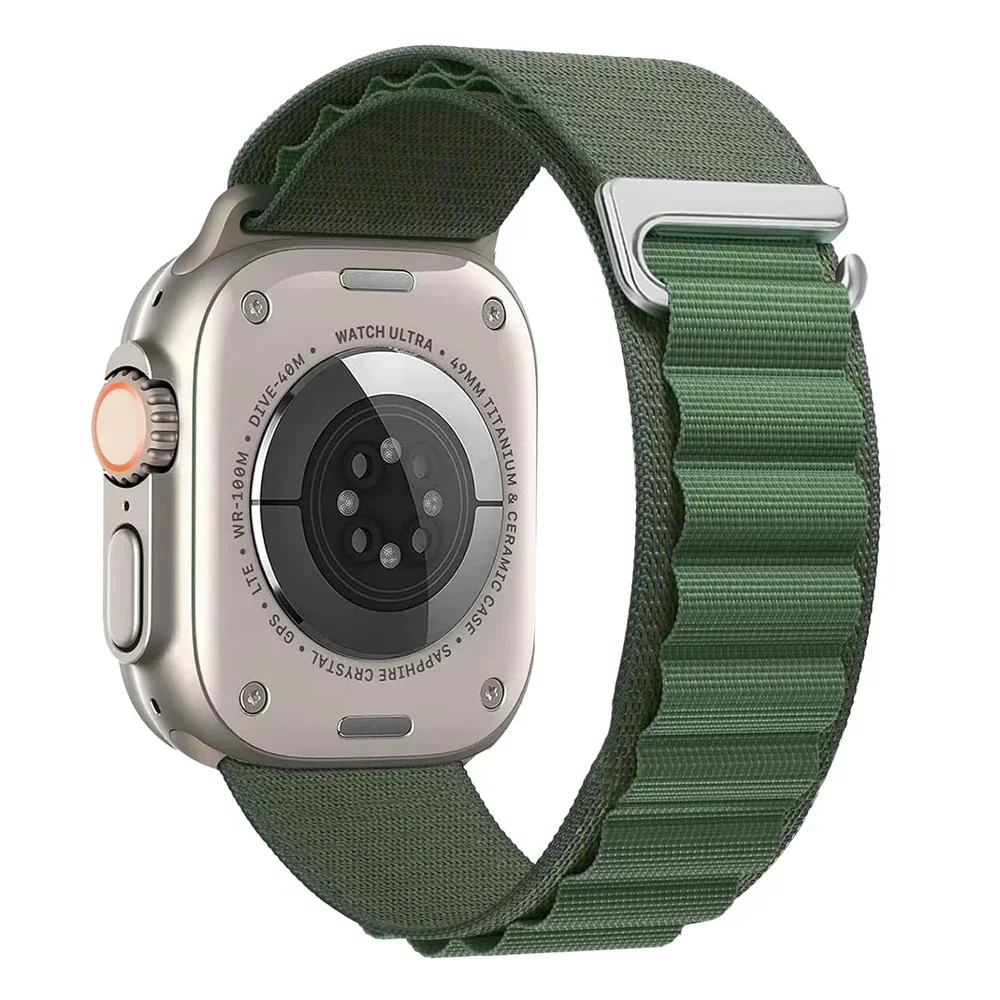 Alpine Strap for Apple Watch Ultra/3 11 10 9 8 7 Band 46mm 49mm 45mm 41mm Nylon Sports Bracelet IWatch 6 5 4 3 SE 44mm 40mm 42mm