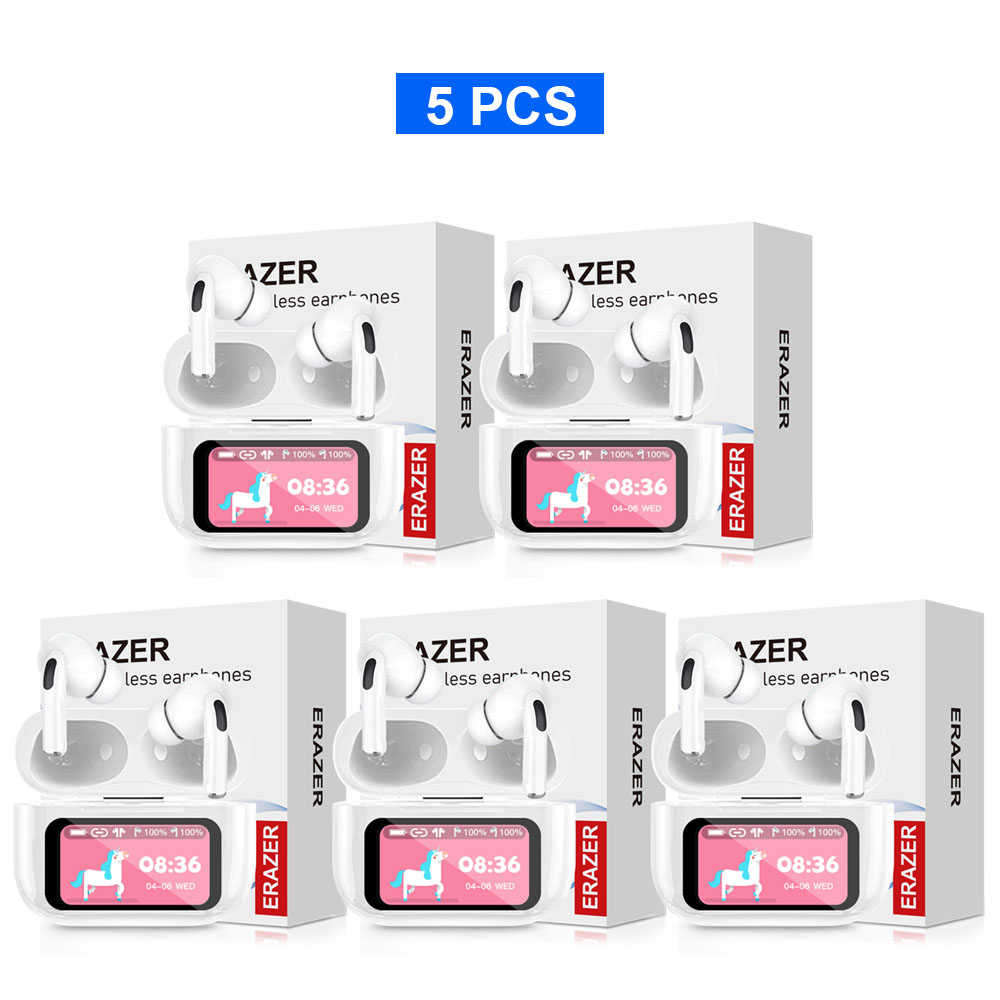 ERAZER Original Wireless Bluetooth Earphones HiFi Headphones HD Stereo Waterproof Earbuds Touch Screen With ANC Noise Reduction