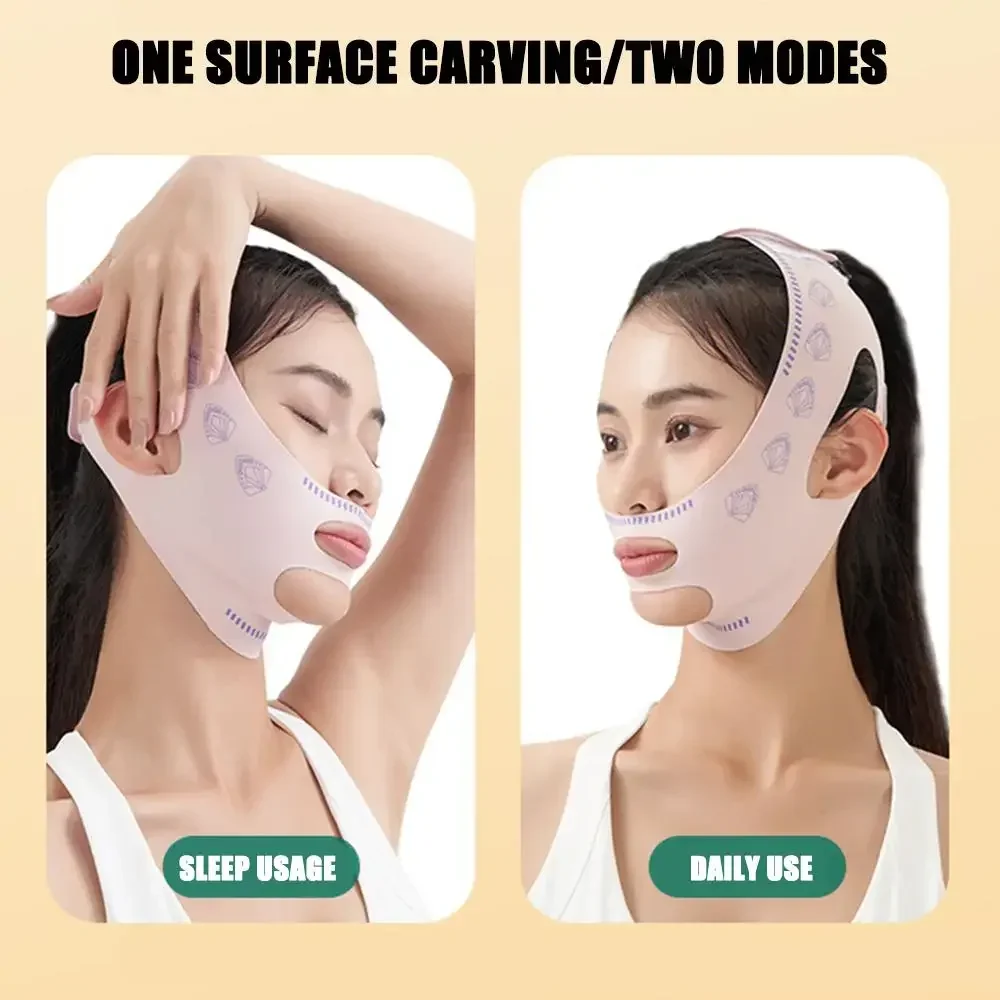 Slimming Strap with Anti-Wrinkle Design | Overnight Lifting & Shaping Mask for V-Shaped Contour | Beauty & Health Essential