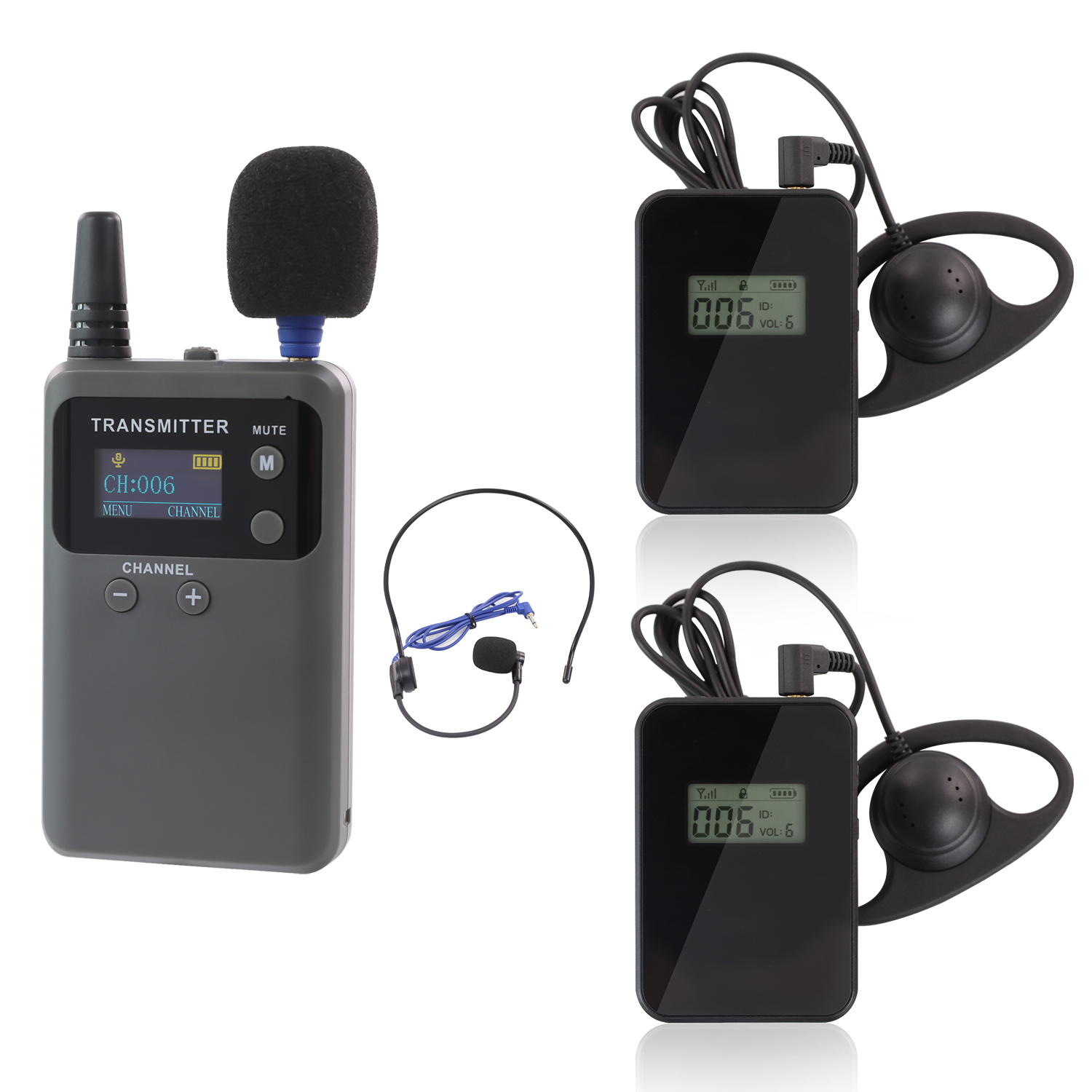 Wireless Tour Guide System Whisper Talk Simultaneous Interpretation System For Tourism Group Service Meeting Training Exhibition