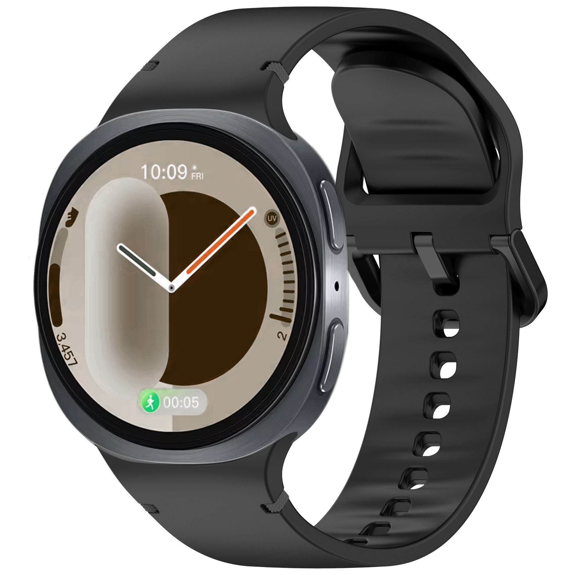 Official Silicone Watchband For Samsung Galaxy Watch 8 40mm 44mm 1:1 Sports Bracelet Wristband Galaxy Watch 8 Classic 46mm Belt