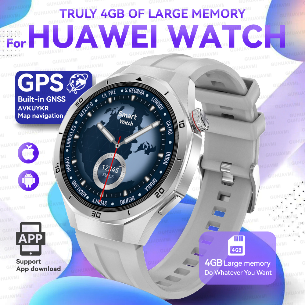 2025New For HUAWEI Upgraded Ultra Big 4GB Memory Smart Watch Men GPS Map MP3/MP4 Player Bluetooth Call Sports Fashion Smartwatch