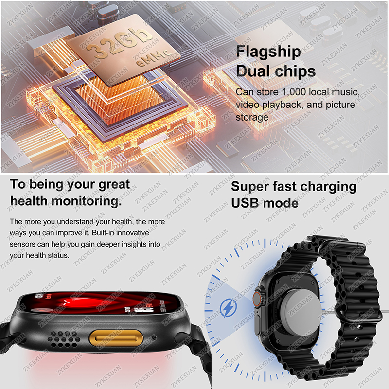 2025 New Original Watch DT Ultra 3 Pro Smart Watch Men Google map NFC GPS Tracker HD BT Call IP68 Waterproof smart watches Women