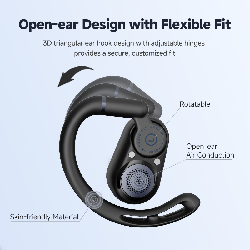 Edifier Comfo Flex True Wireless Bluetooth Earphones Open-ear Headphones Bluetooth 5.4 Ear Hooks Earphone,Hi-Res Audio,IP55