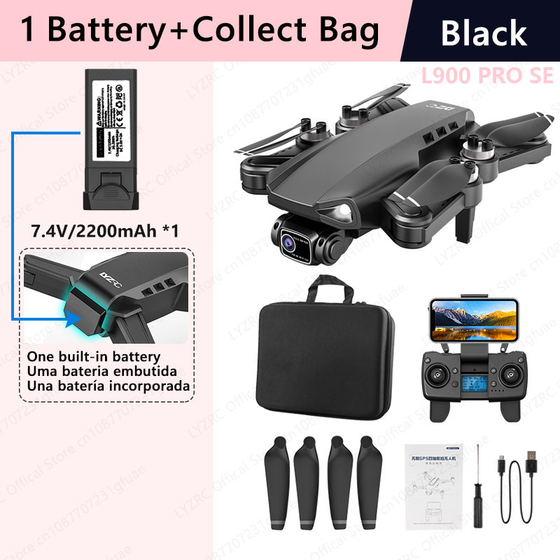 LYZRC Official L900 PRO SE Brushless Motor GPS 4K Professional Drone 5G WIFI Aerial Photography Helicopters Foldable Quadcopter