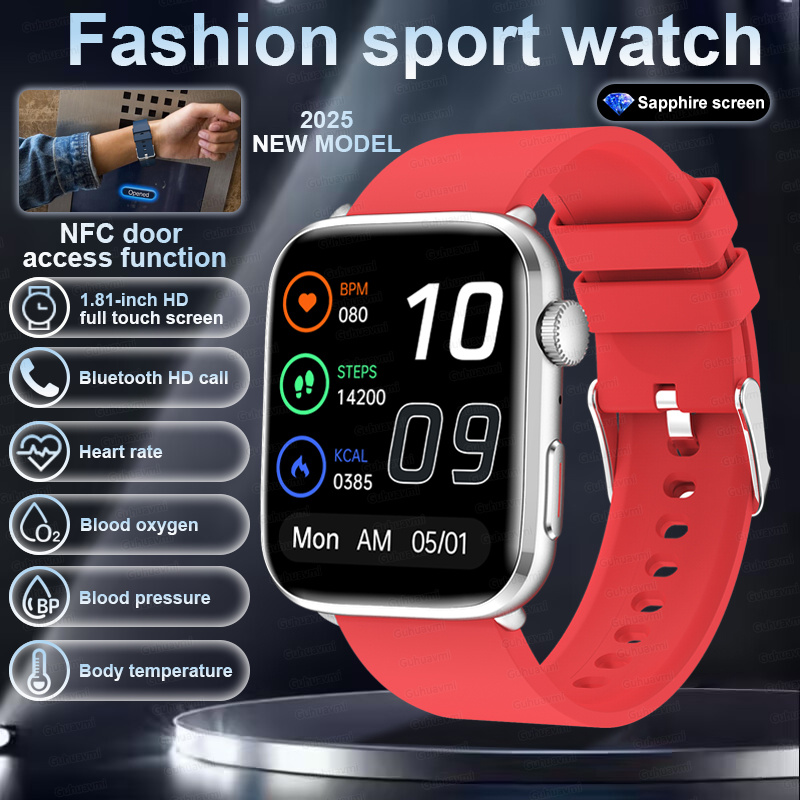 Smart Watch Watch Global Version Men Women HD AMOLED Display Heart Rate Bluetooth Call GPS Track Waterproof Sports Smart Watches