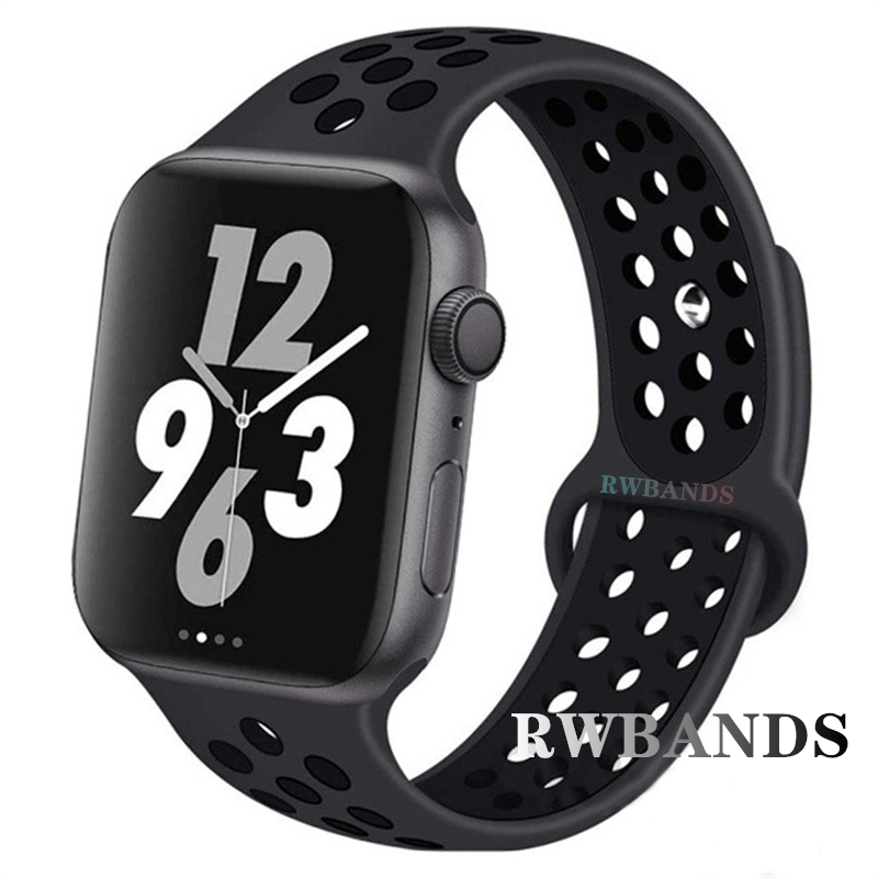 Sport Strap for Apple Watch Band 46mm 44mm 40mm 42-38-41mm 45mm Breathable Bracelet iWatch Series 10 9 8 7 6 SE 5 3 Ultra 2 49mm