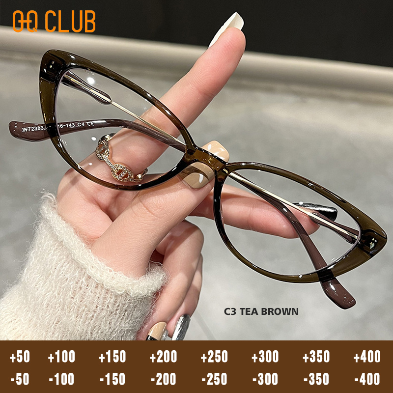 O-Q CLUB Women's Grade Glasses Men Optical Lenses Transparent Eyepieces for Reading Lunettes Myopia Eyeglasses Photochromic Lens