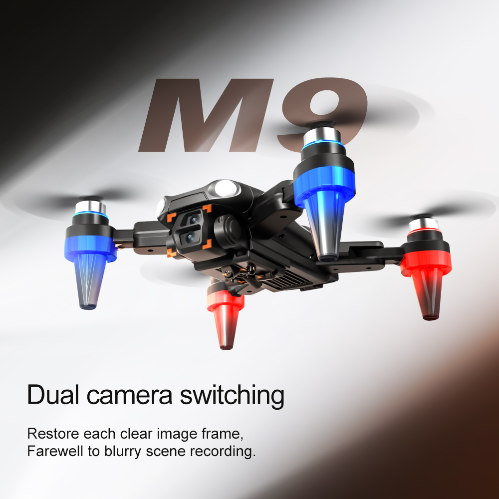 Original M9 Pro Professional 4K Drone with 5G GPS HD Dual Camera Brushless Foldable Quadcopter for Photography RC Drones Toy