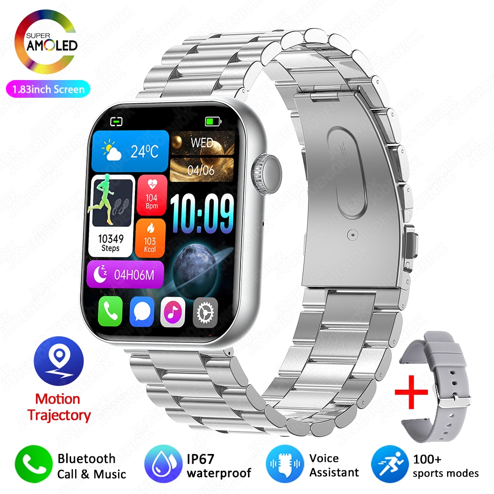 2025 New For Xiaomi Bluetooth Call Smart Watch Fashion Women Full Screen Touch Heart Rate Monitoring Watch 100+ Sports Mode Men