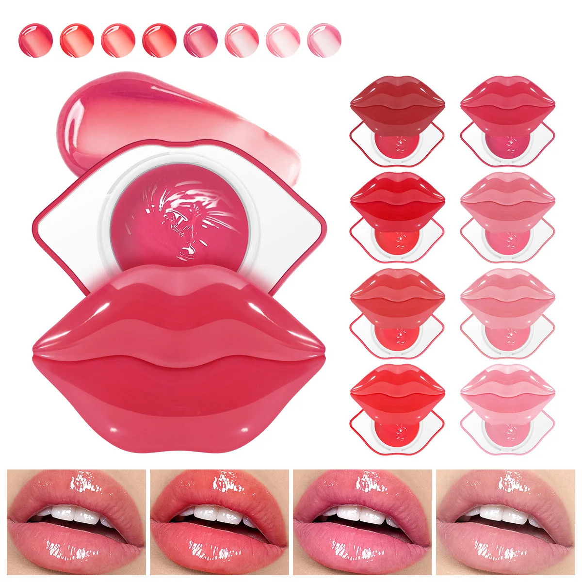 Korean Lip Mask Moisturizing Hydrating Repair Balm Patch Exfoliating Gel Beauty Lip Skin Care Product
