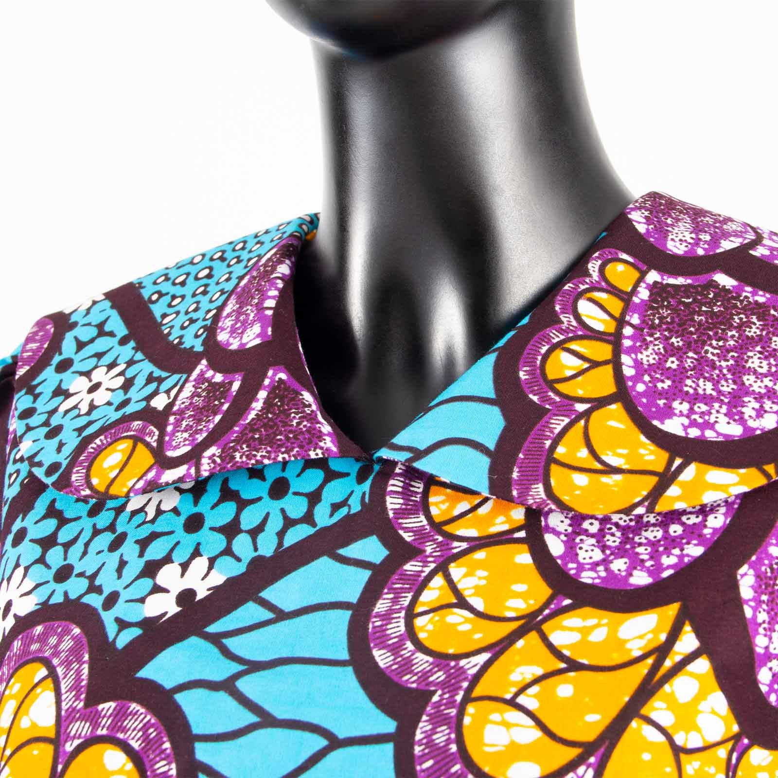 African Women Set Ankara Print Traditional Doll Collar Top and Skirts Match Headscarf Bazin Riche Dashiki Lady Outfits Y2326003