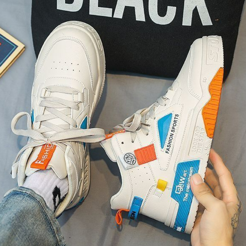 Men's Sneakers High Top Casual Shoes 2025 New Man Running Shoes Fashion Lightweight Board Shoe Men Lace Up Platform Shoes Tenis