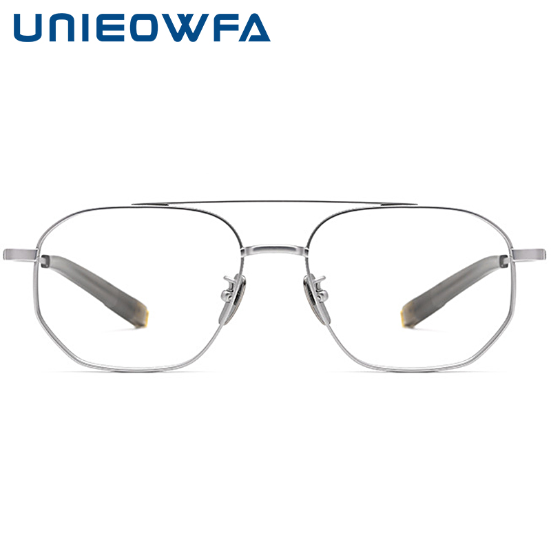 Multifocal Prescription Glasses Men Ultra Light Pure Titanium Progressive Eyeglasses Male High Myopia Optical Bifocal Spectacles