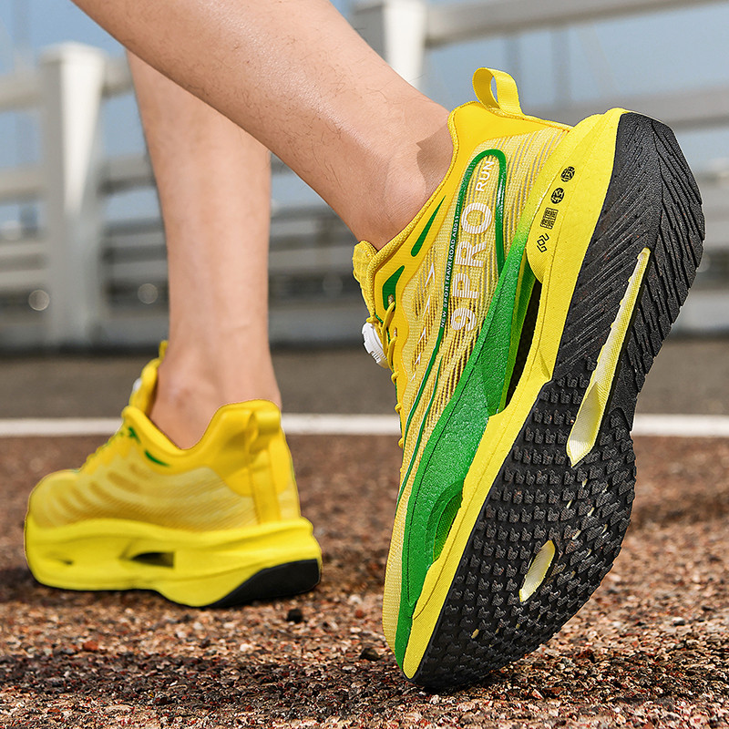 Mens Advanced Carbon Plate Marathon Running Shoes Casual Cosy Breathable Lightweight Comfortable Athletic Non Slip Racing Shoes