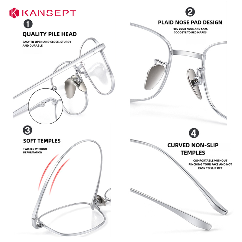 KANSEPT Myopia Eyeglasses Photochromic Glasses Man Men Sunglasses Women Lunette Pour Femme Original Graduated Lenses to Read