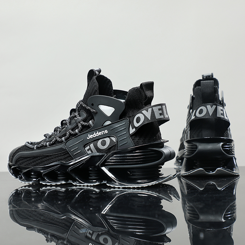 Men's Shock-absorbing Running Shoes Are Trendy Versatile Lightweight Comfortable Fashionable Men's Casual Sports Shoes