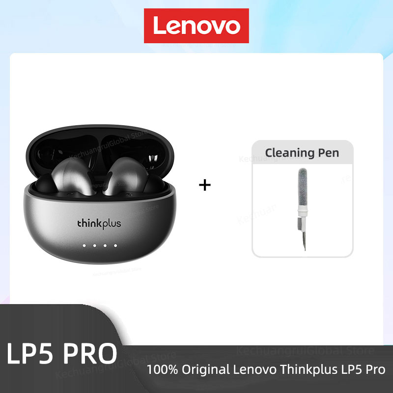 Lenovo LP5 PRO Wireless Bluetooth 5.4 Earphones TWS HiFi Sound Gaming Earbuds LP5Pro Sport headset Long Standby with Mic 2025