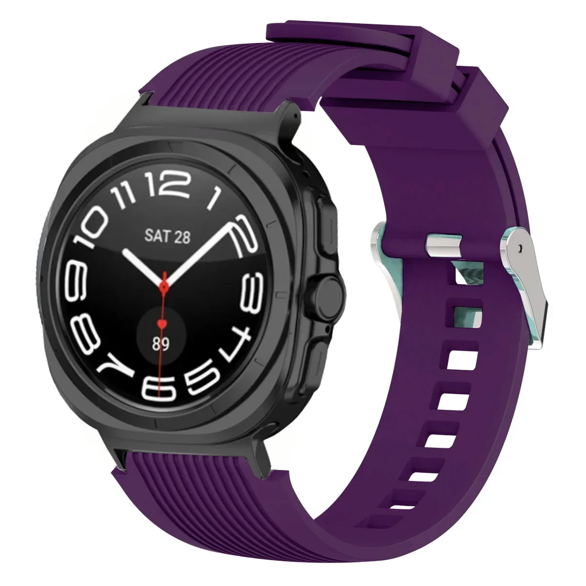 sports soft Silicone Strap For Samsung Galaxy Watch Ultra 2025 47mm breathable band For Samsung Watch 8 40mm 44mm 8 Classic 46mm