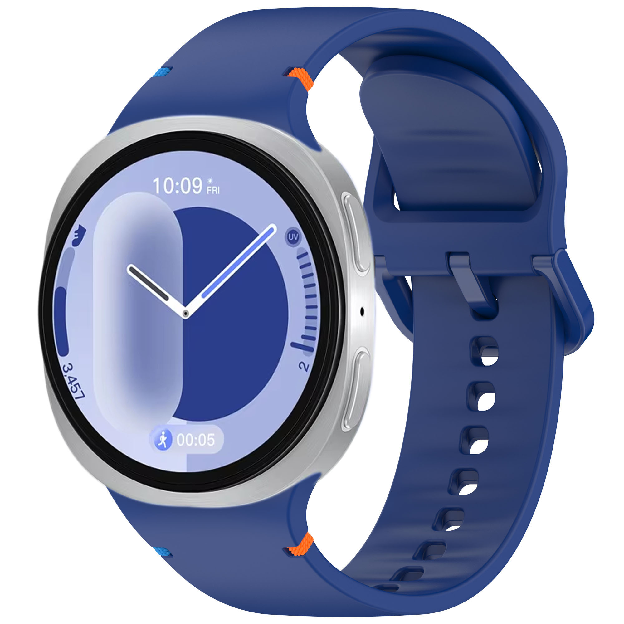 Official Silicone Watchband For Samsung Galaxy Watch 8 40mm 44mm 1:1 Sports Bracelet Wristband Galaxy Watch 8 Classic 46mm Belt