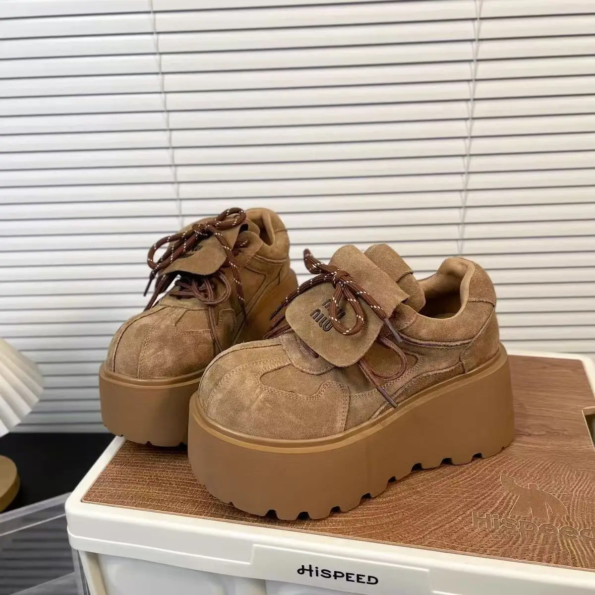 New Arrival Retro Matte Leather Women's Flats Thick Bottom Platform Casual Bread Shoes Autumn Winter Trendy Turn-down Collar