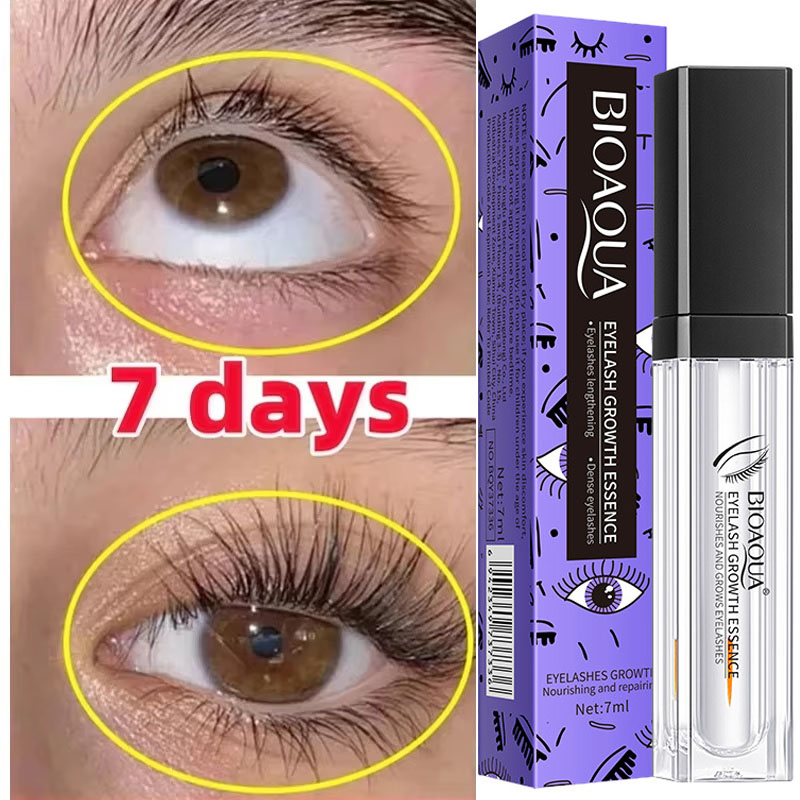 Fast Eyelash Growth Serum 7 Days Natural Eyelash Enhancer Longer Fuller Thicker Curling Lash Treatment Eye Care Products Makeup