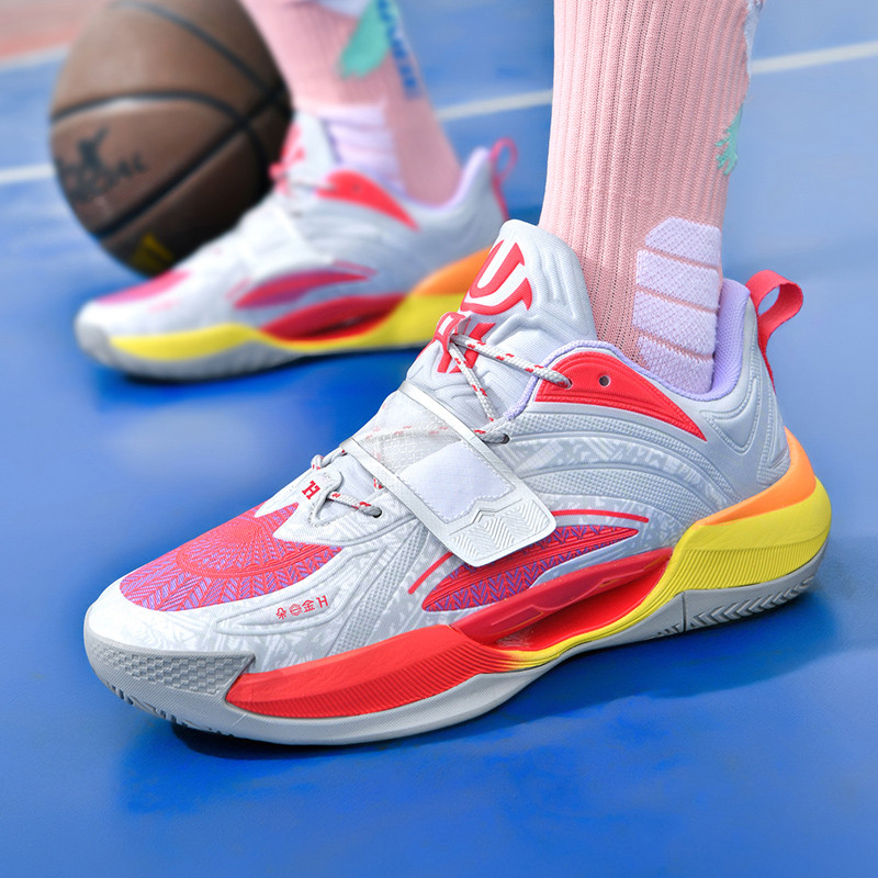 Basketball Sports Shoes with Lightweight and Breathable Air Cushion Strong Men's Jumping Ability Men's Casual Sports Shoes