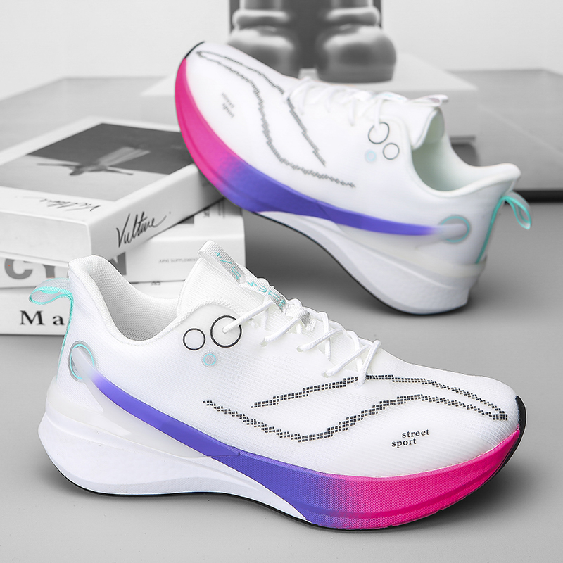 Men's and Women's Running Shoes Are Lightweight Breathable Comfortable and Suitable for Casual Sports