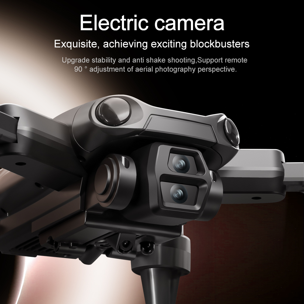 M9 Brushless Screen-Controlled Light Flow Obstacle-Avoidance Aerial Photography Drone, ESC Dual Cameras, 360-Degree Flips, WiFi