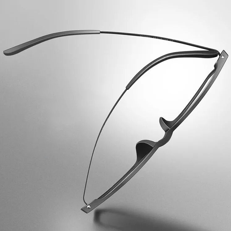 2025 Titanium Progressive Multifocal Reading Glasses Men Women Anti Blue Light Presbyopic Glasses Half Frame High Quality 1.5