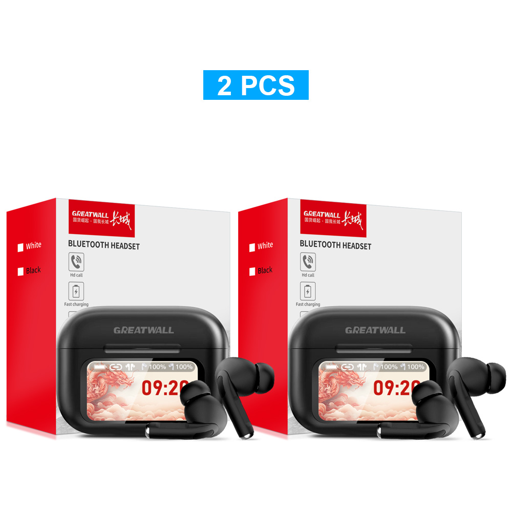 Original GREATWALL TWS Wireless Bluetooth V5.3 Earphones ANC Noise Reduction HiFi HD Call Earbuds Music Headsets Touch Control