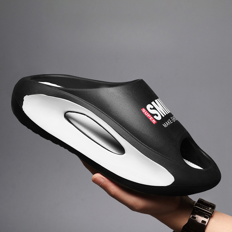 Men's Slippers EVA Slippers New Summer Casual Male Beach Shoes Fashion Soft Non-Slip Slipper Platform Slip-On Slippers for Men