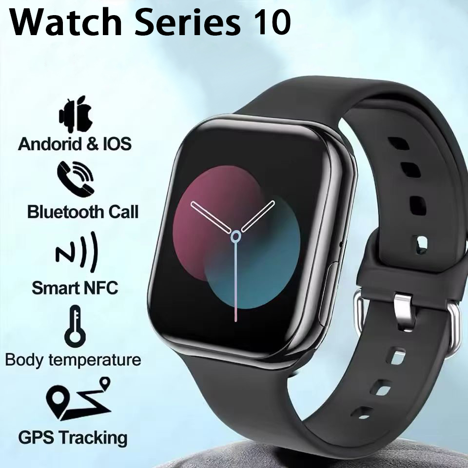 New2025 For Apple GPS Watch 10 Smart Watch NFC Men HD AMOLED Memory Music 3D Surround Bluetooth Call Waterproof Smartwatch Woman