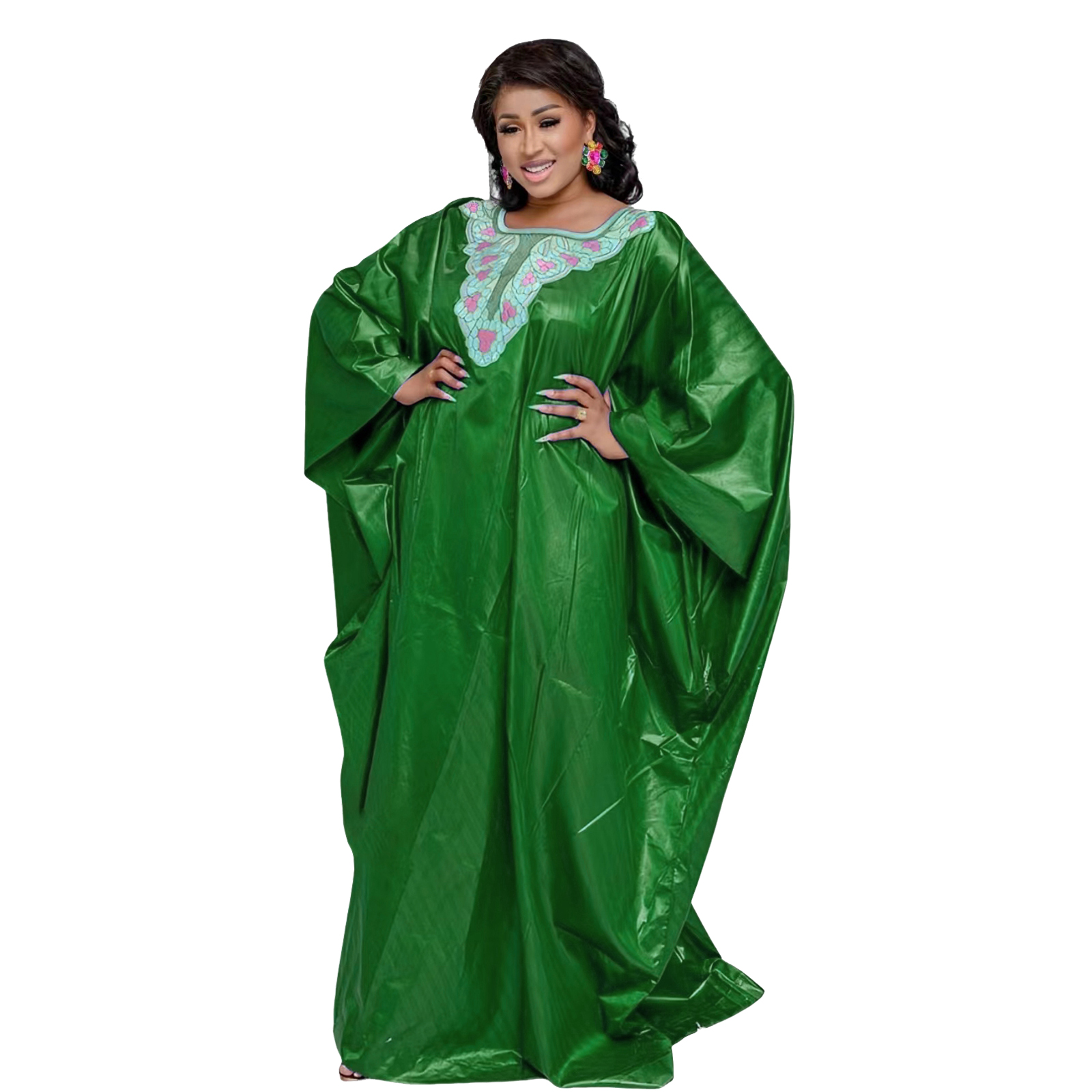 African Clothing For Men Traditional Bazin Riche Embroidery Design Top Long Sleeve 3 Piece Set