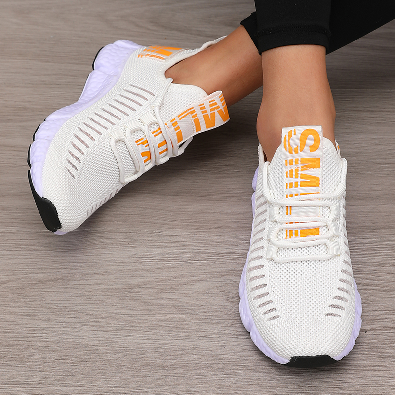 Women's Platform Sports Shoes with Fashionable Trendy Design Breathable Comfortable Shoes Outdoor Hiking  Walking Casual Shoes