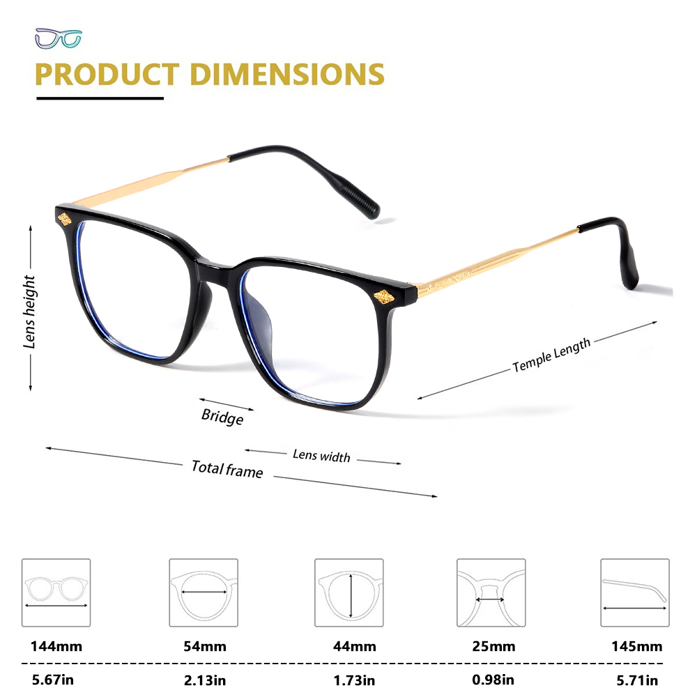 CRIXALIS Matte Progressive Prescription Reading Glasses Men Square Anti Blue Light Photochromic Optical Myopia Eyewear Women