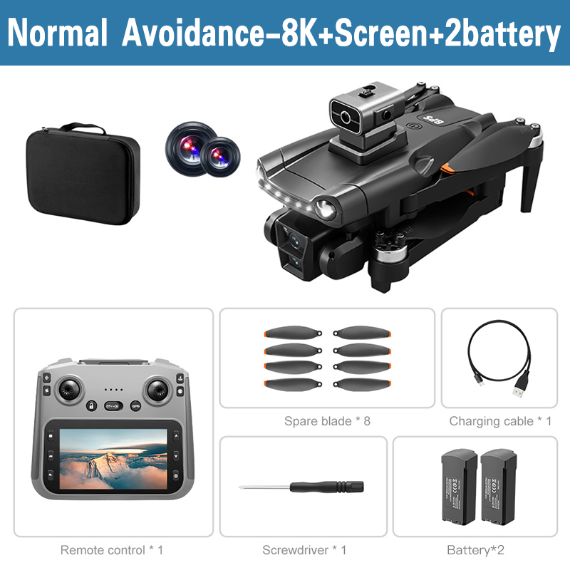 New For Xiaomi V198 GPS MAX Drone with 8k professional HD camera 5G WiFi Brushless laser barrier avoidance Folding quadcopter
